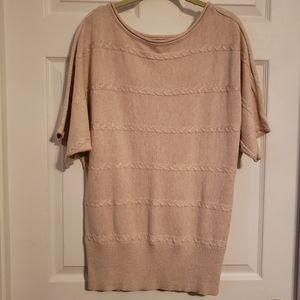 WHBM Beige Dolman Sleeve Sweater